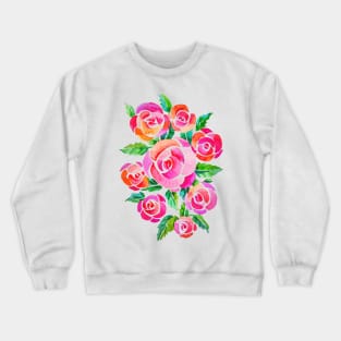 watercolor vintage roses Crewneck Sweatshirt